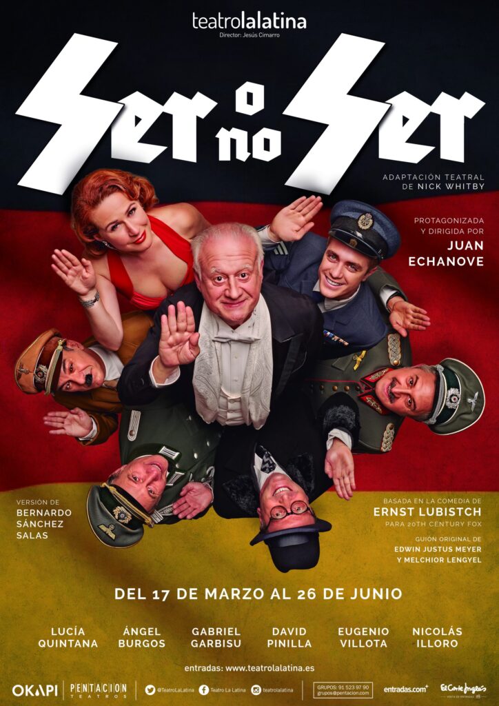 Cartel ser o no ser en teatro la latina Madrid